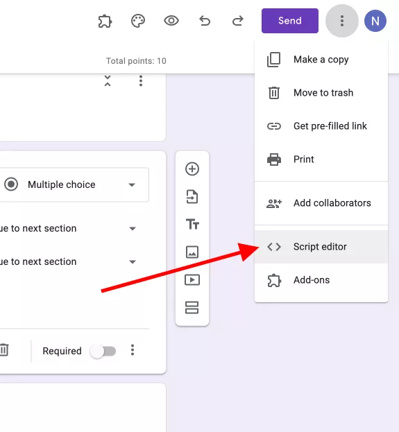 google-forms-tricks-script-editor