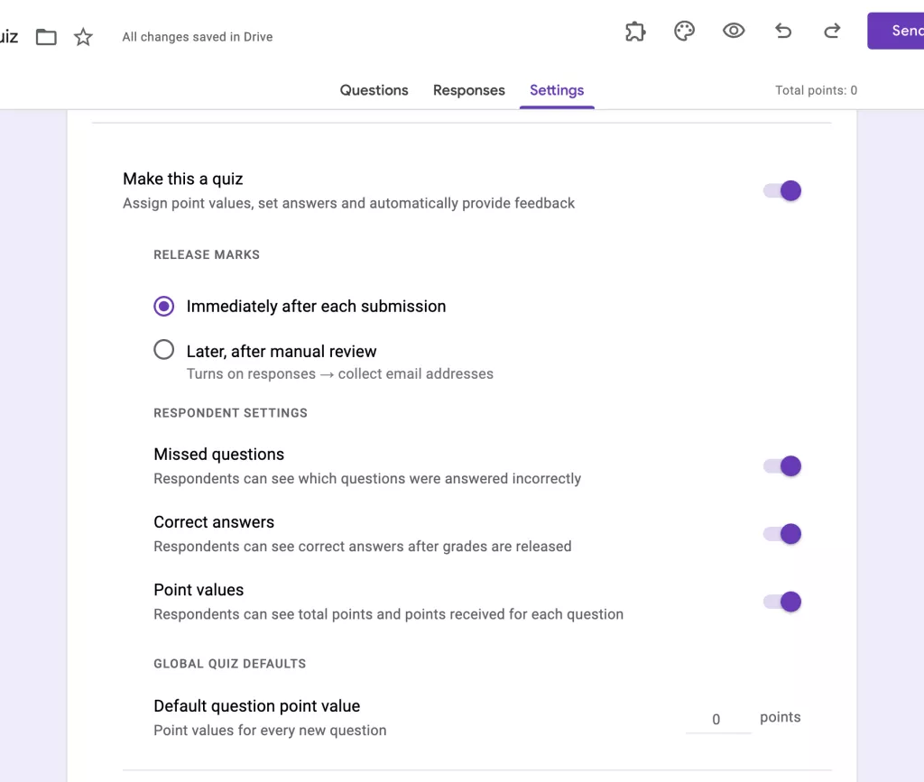 book review google form