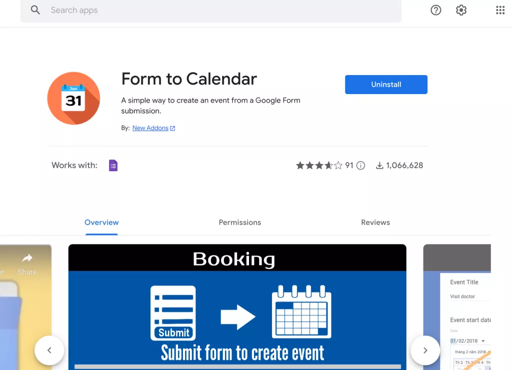 Google-form-appointments-Form to Calendar