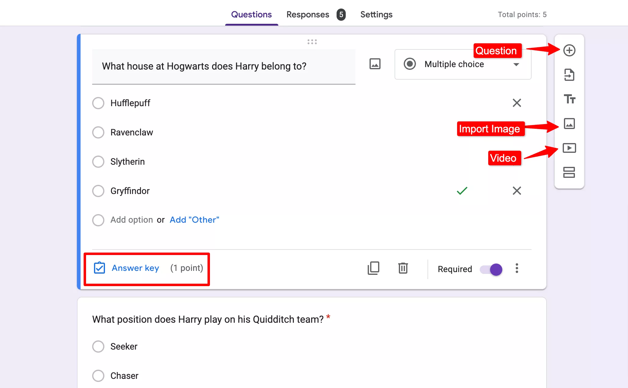 how to create assignment in google forms