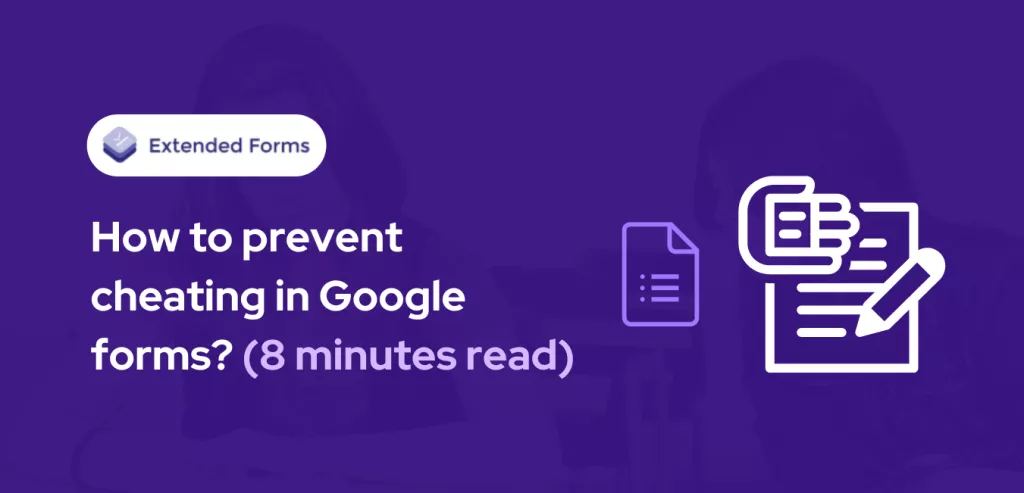prevent cheating in Google forms- banner