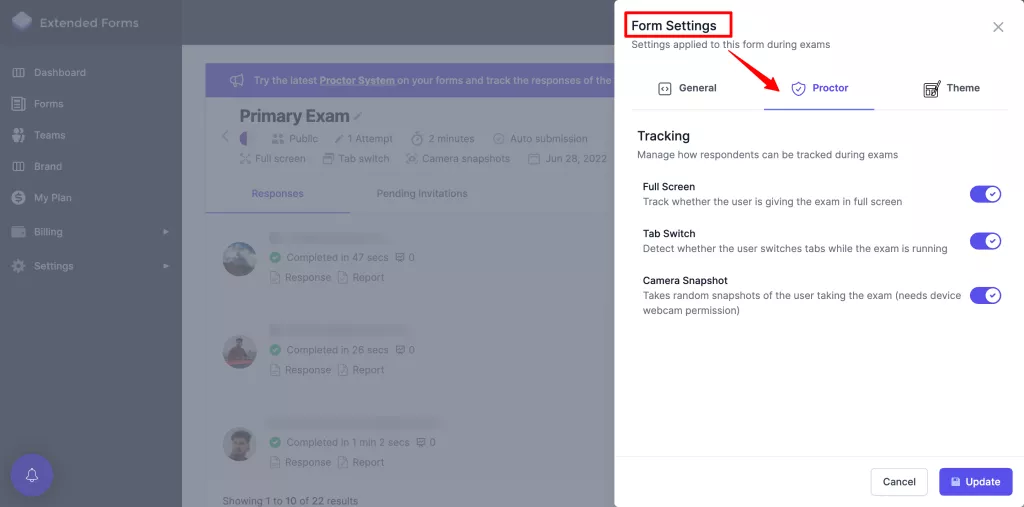 proctor-in-extendedforms-proctor-settings