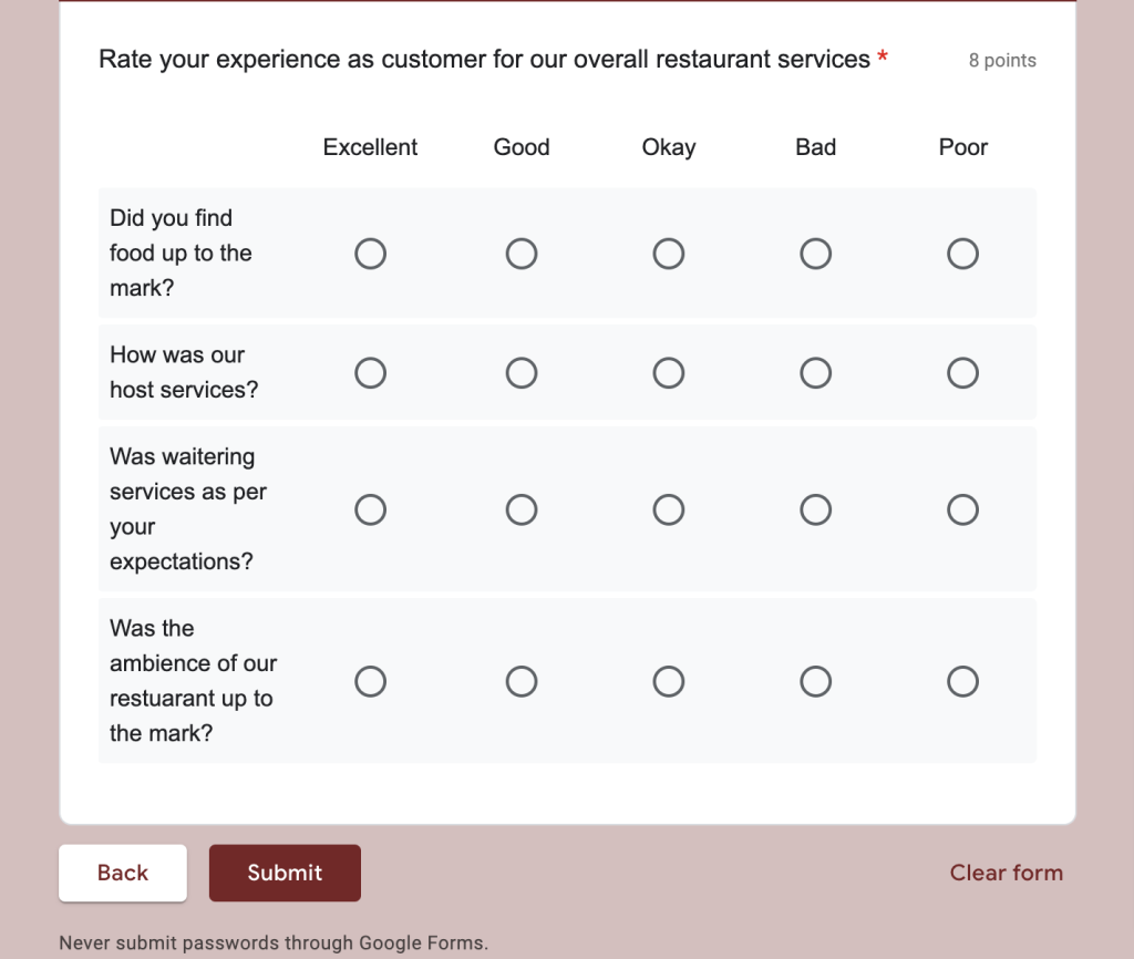 How to Create a Likert Scale Survey in Google Forms? [4 Easy Steps