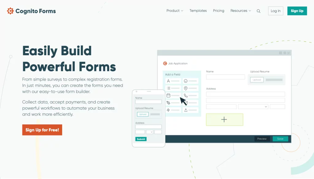 Cognito-Forms-Free-Online-Form-Builder