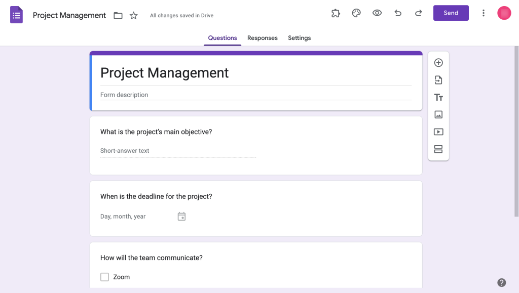 project-management-google-forms