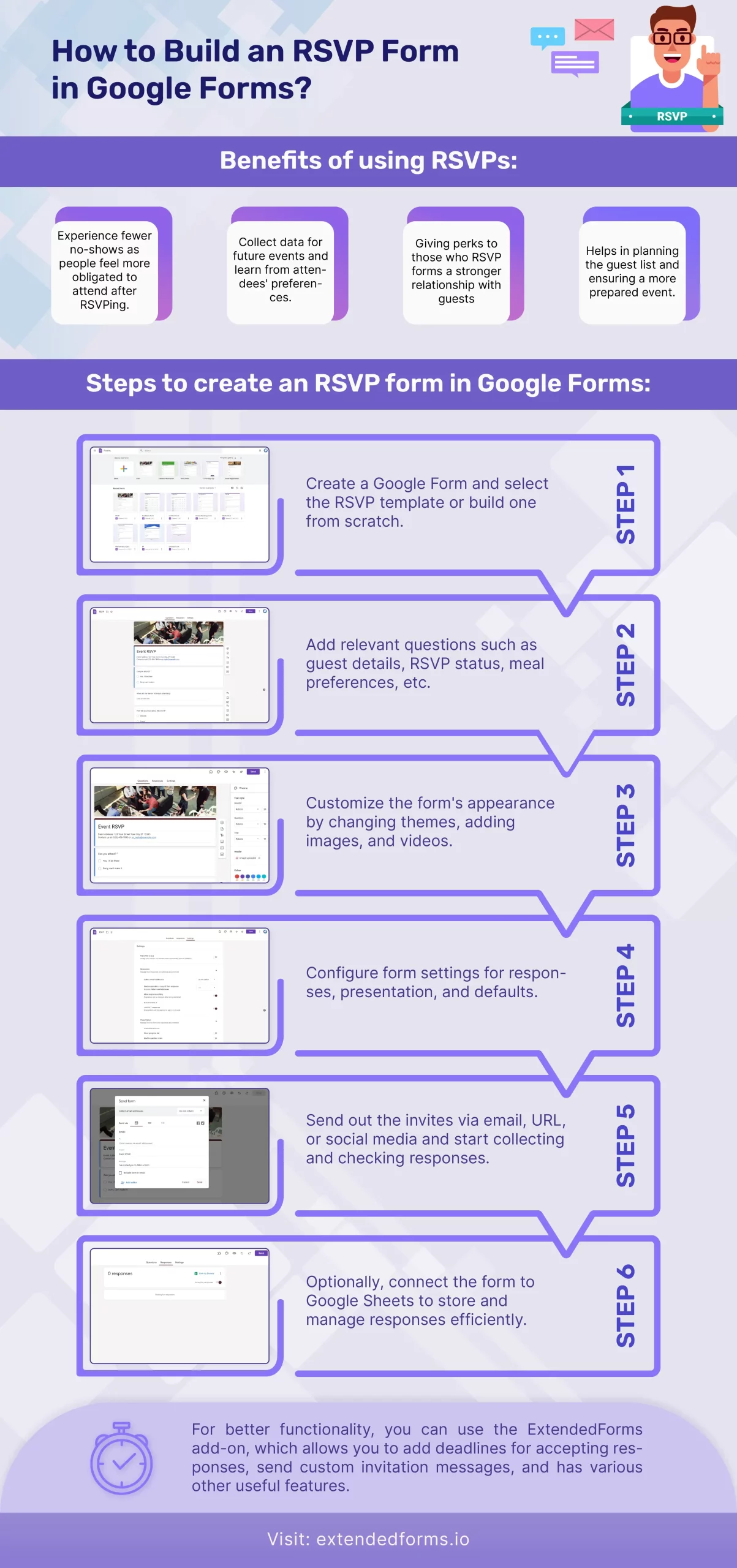 How to create a wedding RSVP form using Google Forms