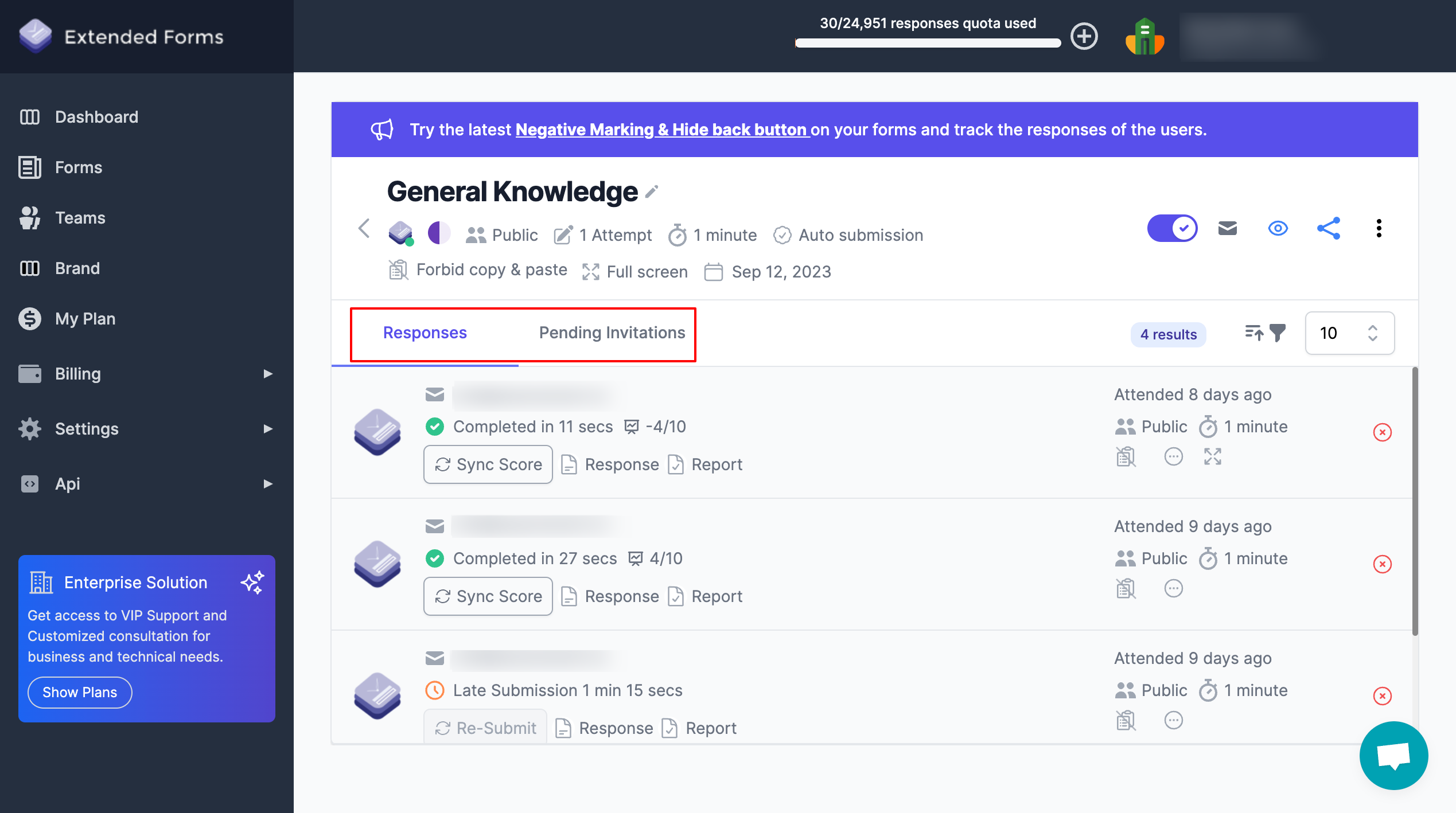 extendedforms-collected-data-responses