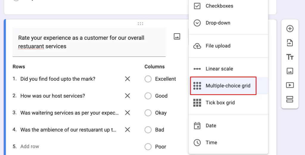 research on google forms