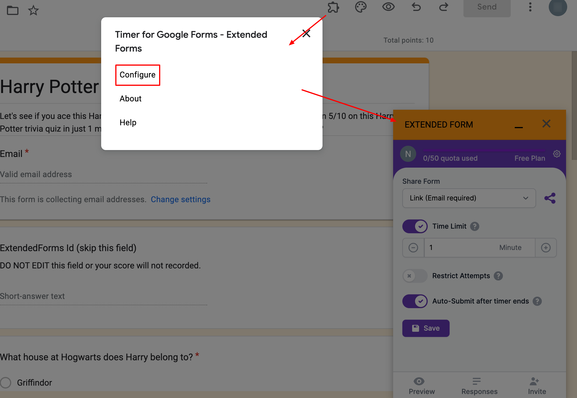 google-forms-timer