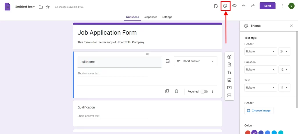 Online-application-form-in-Google-Forms-Customize-the-form