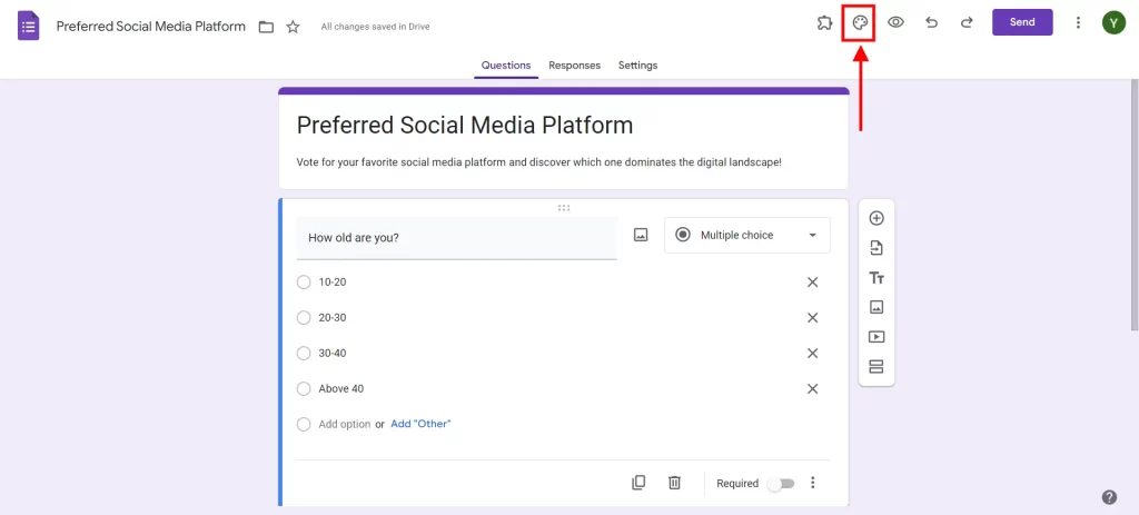 Voting-Poll-in-Google-Forms-Customize-form