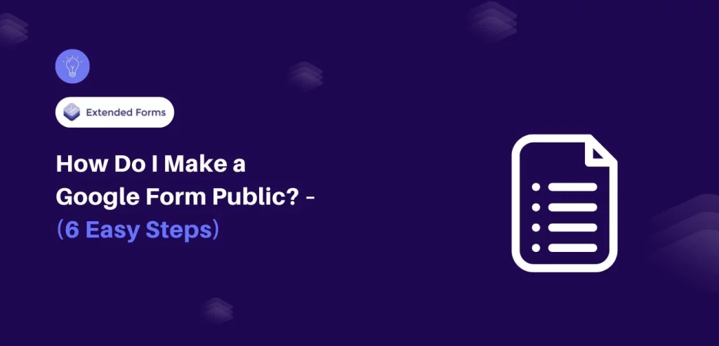 Google Form Public Banner