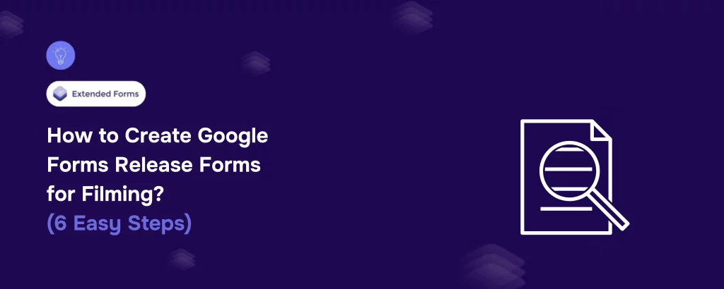 Google Forms Release Forms Banner