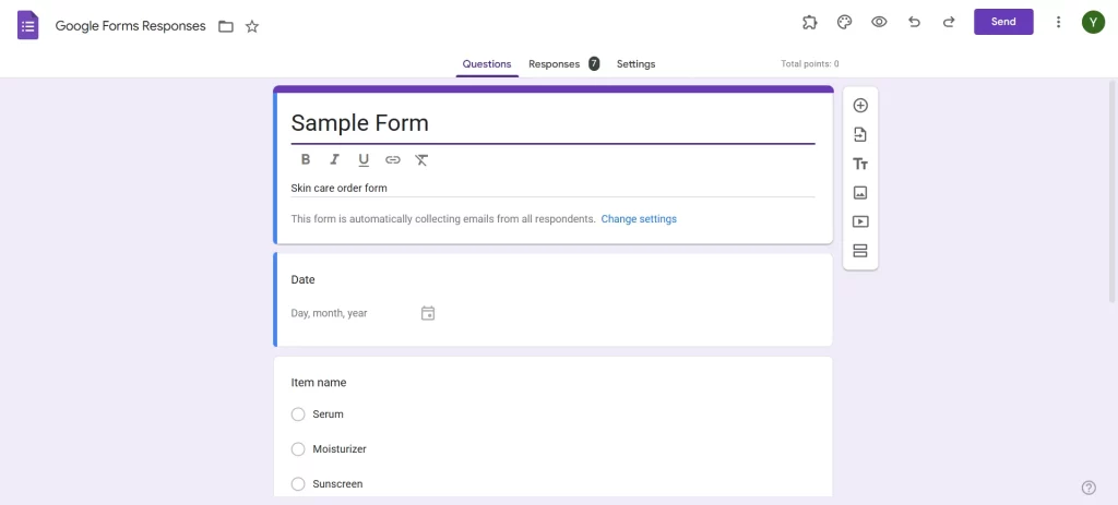 Embed Google Forms on Website - Create Google Forms